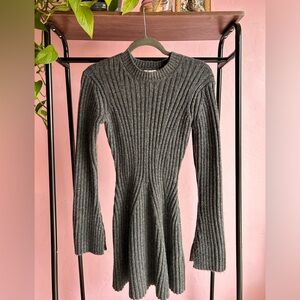 Viral H&M gray sweater dress